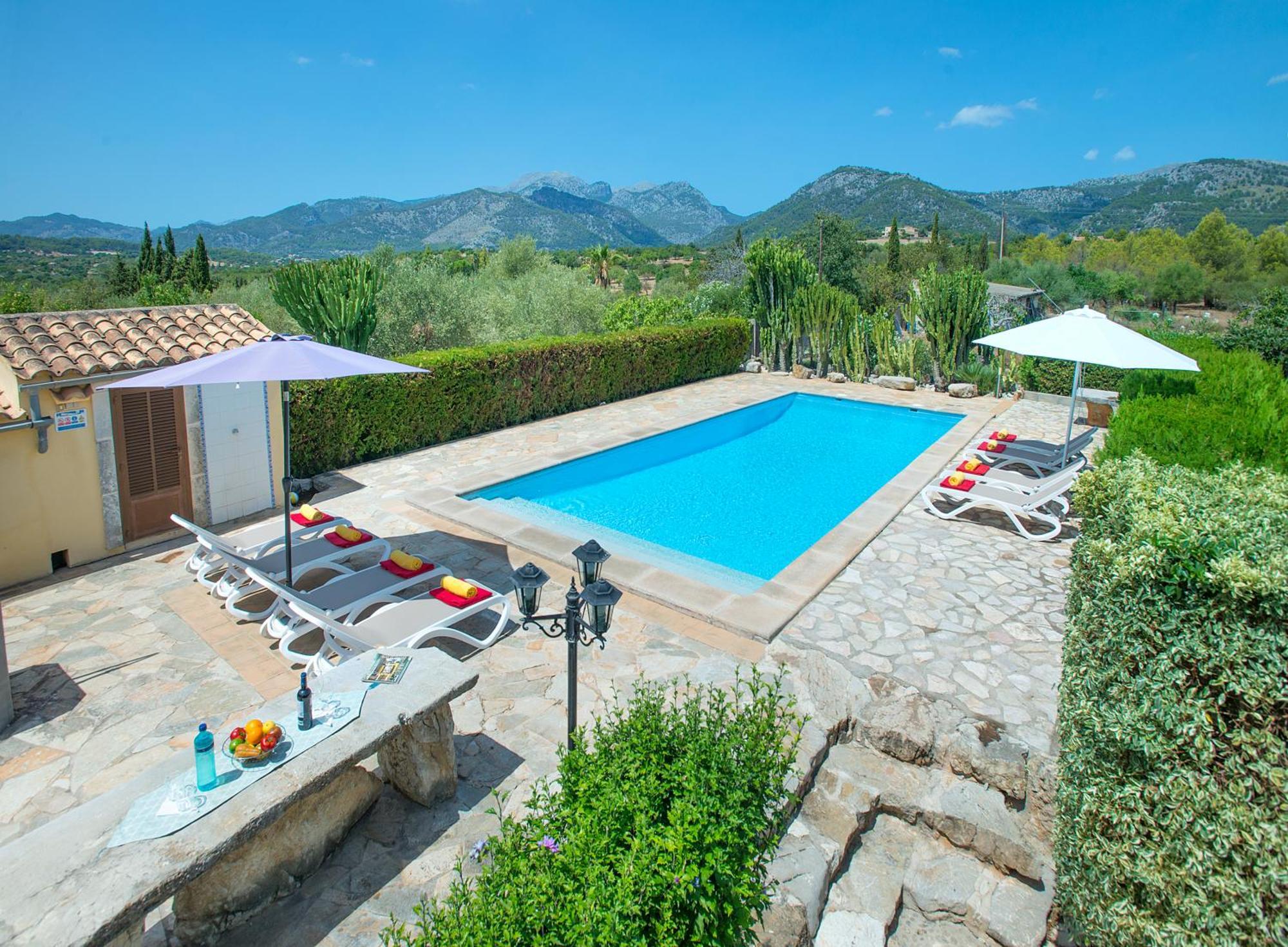 Owl Booking Villa Alqueria Alt - Fantastic Mountain Views Campanet Bagian luar foto
