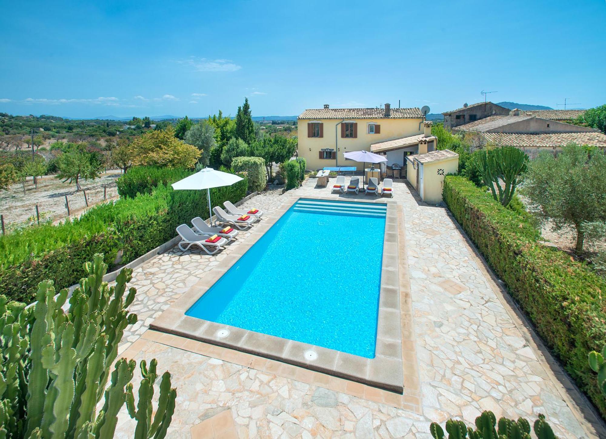 Owl Booking Villa Alqueria Alt - Fantastic Mountain Views Campanet Bagian luar foto